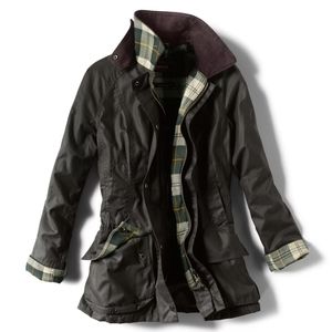 Barbour Beadnell Waxed Jacket in Sage, UK6/US2